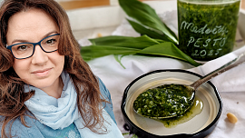 Holka u plotny radí: Pesto z medvědího česneku má výraznou chuť i vůni a skvělé je na těstoviny i na topinky