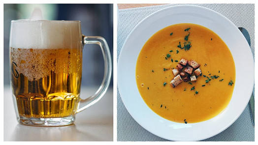 Tři pivní polévky, které chutnají skvěle: Česká s krutony, německá s vejci nebo francouzská s cibulí na podzim parádně zahřejí