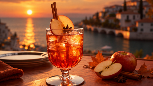 Nová hitovka podzimu pro milovníky Aperol Spritzu. Jablečný mošt a voňavá skořice dodají oblíbenému drinku jiný rozměr