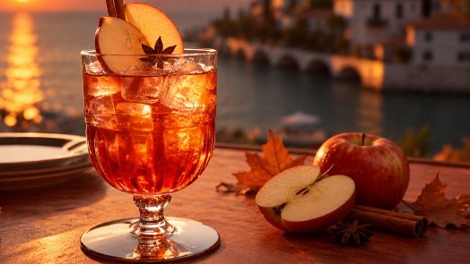 Nová hitovka podzimu pro milovníky Aperol Spritzu. Jablečný mošt a voňavá skořice dodají oblíbenému drinku jiný rozměr