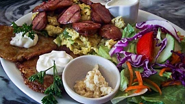 Placki ziemniaczane: Polské bramboráky se podobají těm českým, ale často se jedí i nasladko