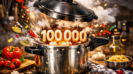 Foodie slaví první velký milník: Rozdali jsme už 100 000 bodů jako poděkování za vaše recepty a fotky