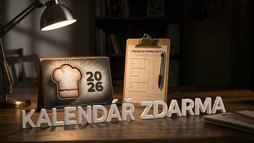 Pomozte nám udělat Toprecepty ještě hezčí a získejte Náš kalendář 2026 zdarma!