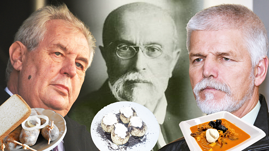 Oblíbená jídla našich prezidentů: Zeman si dopřával jitrnice, Masaryk knedlíky a Pavel miluje zelňačku se švestkami