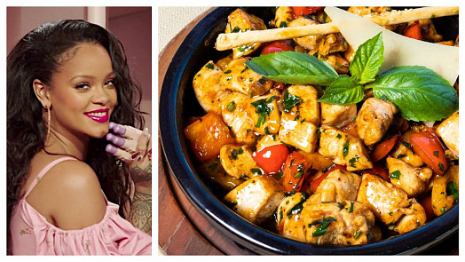 Jídelní rozmary slavných: Rihanna si na turné vozí kufřík s kořením a miluje tohle kuřecí kari