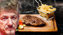 Jídelní rozmary slavných: Herec Sean Penn je takový „masožravec“, že chtěl synovi dát jméno „Steak“, naštěstí to neprošlo