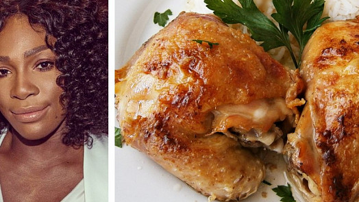 Jídelní rozmary slavných: Tenistka Serena Williamsová je „chegan“, veganka, která neodolá tomuhle kuřeti s česnekem