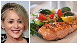 Jídelní rozmary slavných: Sharon Stoneová pro krásnou postavu nepije alkohol a miluje lososa na asijský způsob