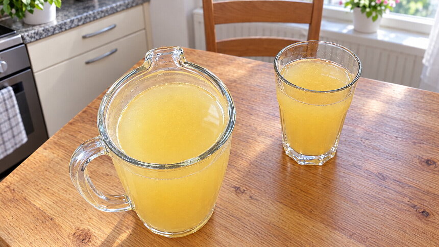 Domácí šípkový čaj a limonáda z čerstvých šípků