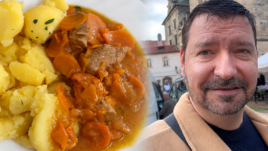 Našel jsem levný oběd kousek od Karlova mostu a zjistil, jak jí naše děti. Ve školní jídelně stojí celé menu jen 120 Kč