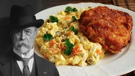 První republika na jídelním stole: Chudí měli maso jen v neděli, bohatí si užívali kaviár. Hitem byl řízek se salátem