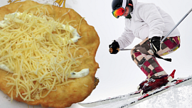 Strava je při lyžování důležitá: Langoše ani klobásu není třeba odmítat, některá pravidla se ale vyplatí dodržovat