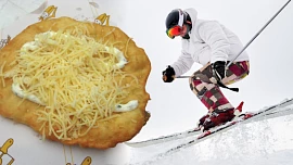 Strava je při lyžování důležitá: Langoše ani klobásu není třeba odmítat, některá pravidla se ale vyplatí dodržovat