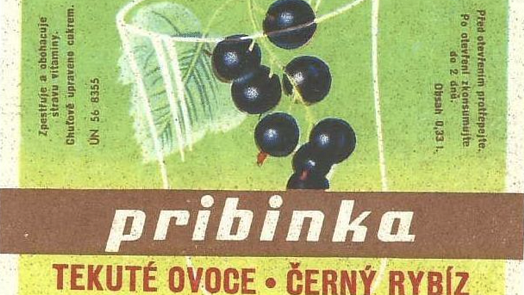Retro okénko: Šťáva Pribinka stávala od dvou do 5 Kčs. Tekuté ovoce z Přibyslavi se hodilo do limonády i mléčného koktejlu