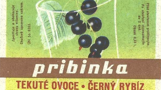 Retro okénko: Šťáva Pribinka stávala od dvou do 5 Kčs. Tekuté ovoce z Přibyslavi se hodilo do limonády i mléčného koktejlu