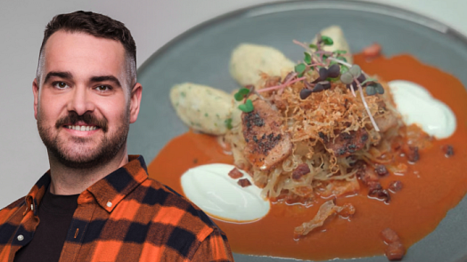 Netradiční segedín podle Patrika z Hell's Kitchen: S bůčkem, klobásou a tvarohovými noky chutná fantasticky