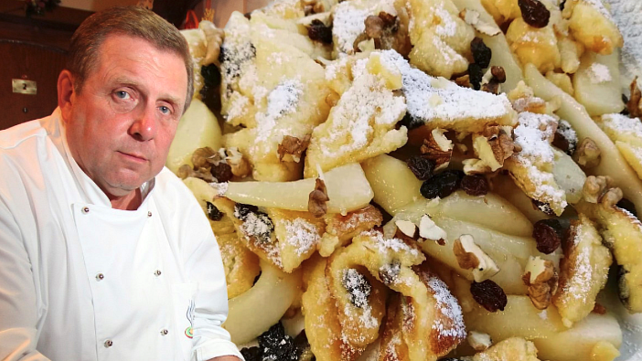 Jaroslav Sapík zvládne skvěle téměř každé jídlo, včetně císařského trhance. Jaroslav Sapík zvládne skvěle téměř každé jídlo, včetně císařského trhance.