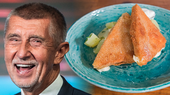 Budoucí premiér Andrej Babiš nedá dopustit na smažený sýr s tatarkou, i když mu kazí hubnutí.