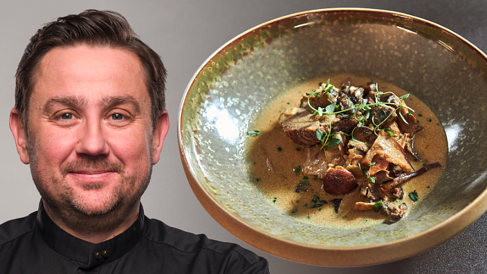 Lahodné telecí s hříbkovou omáčkou podle Jana Punčocháře: Maso bude krásně šťavnaté, když dodržíte přesný postup