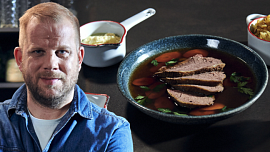 Perfektní Tafelspitz s omáčkami podle Petra Hajného: Připravte si dlouze tažený vývar a vyberte správné maso, radí šéfkuchař