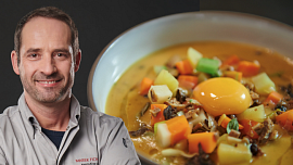 Dokonalá bramboračka podle Marka Fichtnera: Vývar nechte dlouho táhnout a houby nepřidávejte moc brzy, radí šéfkuchař