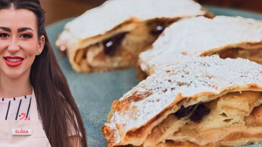 Křehký tažený závin podle vítězky Peče celá země: Přes tenké těsto musíte přečíst popsaný papír, radí Eliška