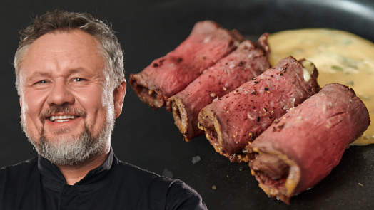 Roastbeef jako z restaurace: Mirek Kalina radí, jak připravit dokonalé maso i luxusní omáčku