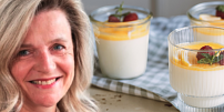 Sladké léto: Panna cotta z podmáslí podle Míši Landové je lehká a svěží. Citronový krém dodá dokonalou chuť