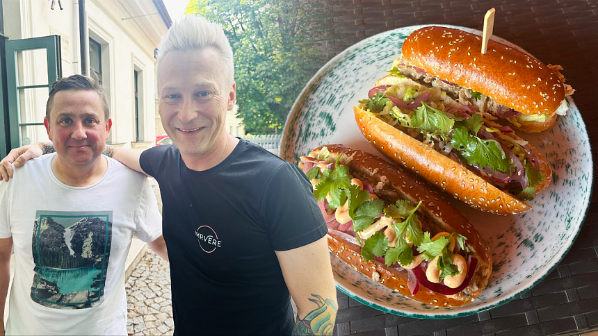 Jan Punčochář vymyslel vlastní hotdog, který Lukáš Neckář odprezentuje na turnaji Oktagon 58.