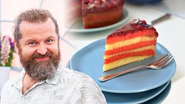 Punčový dort podle Josefa Maršálka: Zákusek, který voní rumem, skořicí a pomerančem je neskutečně vláčný