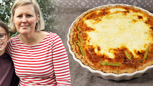 Náš život s celiakií: Zahájila jsem chřestovou sezonu a upekla tento quiche se slaninou, vejci a sýrem. Chutná fantasticky