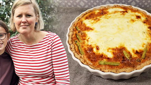 Náš život s celiakií: Zahájila jsem chřestovou sezonu a upekla tento quiche se slaninou, vejci a sýrem. Chutná fantasticky