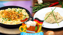 Recepty na tři speciality z Oktoberfestu: Sýrová pomazánka obatzda, sýrové špecle i bramborový salát chutnají skvěle