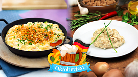 Recepty na tři speciality z Oktoberfestu: Sýrová pomazánka obatzda, sýrové špecle i bramborový salát chutnají skvěle