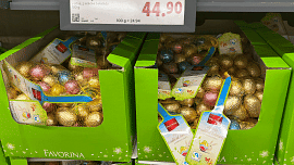 Velký přehled cen velikonočních sladkostí: Kde seženete nejlevnější čokoládové zajíce za 15 Kč a vajíčka za 8 Kč