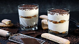 Tiramisu do skleničky jako z italské kavárny: O dokonalém výsledku rozhodnou piškoty i čas v lednici