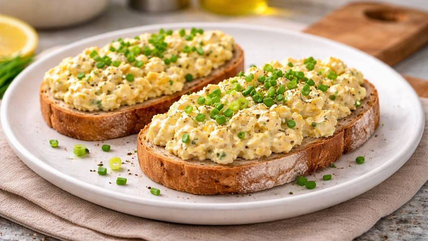 Vajíčkovou pomazánku dokáže připravit i bez základní ingredience.