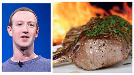 Jídelní rozmary Marka Zuckerberga: Návštěvám servíroval pečenou kozu ze svého stáda!