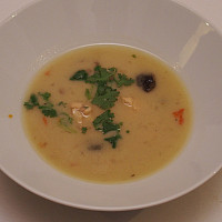 Tahle polévka je pro Thajsko typická - Thom Kha Kai. Se souhlasem TV Prima