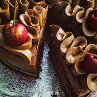 Zdobený dort. Zdroj: Instagram, se souhlasem Martiny Kynstlerové