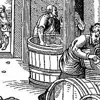 Takhle to vypadalo v anglickém pivovaru 16. století. (zdroj: Wikimedia Commons/Jost Amman, Public Domain)