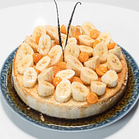 Cheesecake s banány a javorovým sirupem. Zdroj: Se svolením České televize