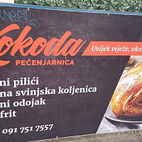 Grilované či pečené kuře je populární i v Chorvatsku. Zdroj: Se svolením Dagmar Brokešové–Udovičić
