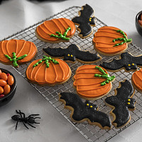 Dýně a netopýři, symboly Halloweenu. Zdroj: freepik