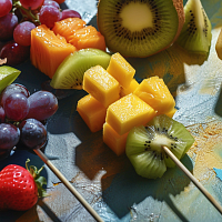 Ovocné špízy zmizí velmi rychle. Zdroj: childfood / pixabay