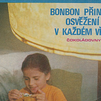 Stará reklama na bonbony Slavia Zdroj: se souhlasem společnosti Nestlé