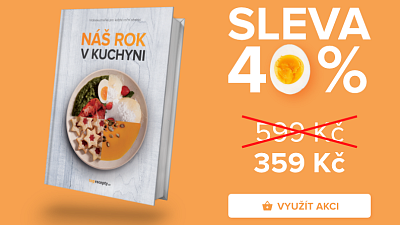 Náš rok v kuchyni za pouhých 359 Kč, obvyklá cena je 599 Kč. Zdroj: Toprecepty