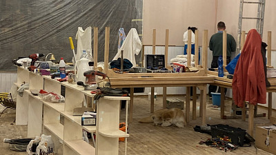 Rekonstrukce probíhala za pochodu. Zdroj: Se souhlasem Hostince U Miluny