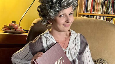 Tereza se vžila do role Agathy Christie. Zdroj: se souhlasem Terezy Olbrichtové