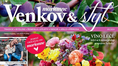 Slevové kupony najdete třeba v zářijovém časopise Marianne Venkov a styl. Zdroj: Se souhlasem Marianne Venkov a styl